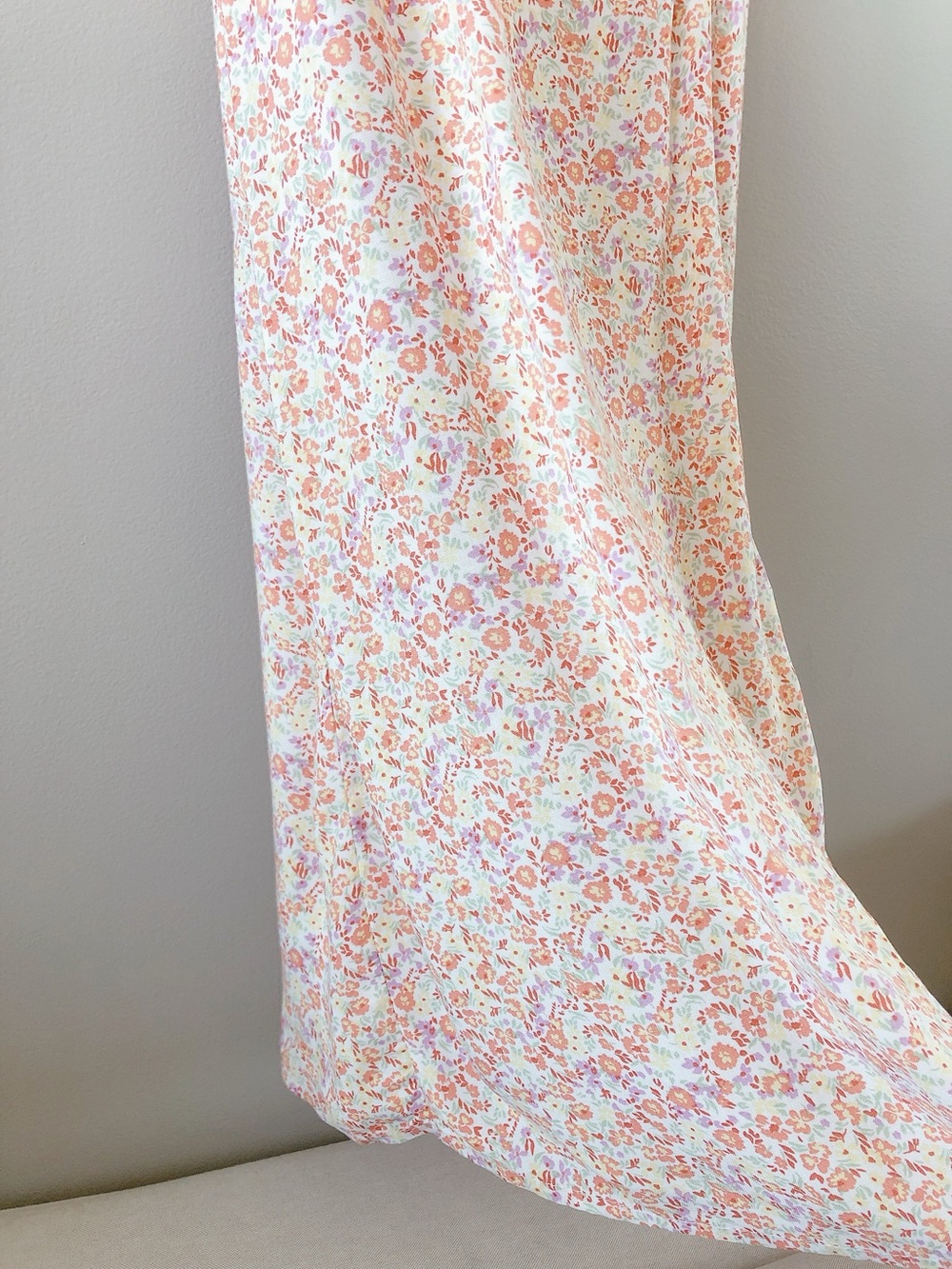 Harlow floral midi dress XL pink lightweight summer dress - Picture 6 of 13